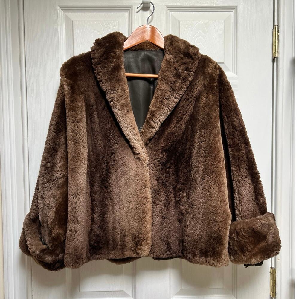 Vintage Custom-made Cropped Fur Coat